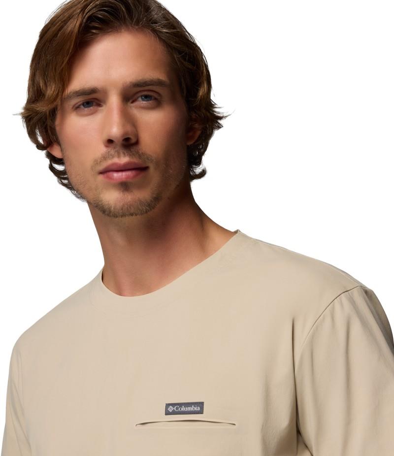 Chill Creek Woven Tee - Mens - ancient fossil 1
