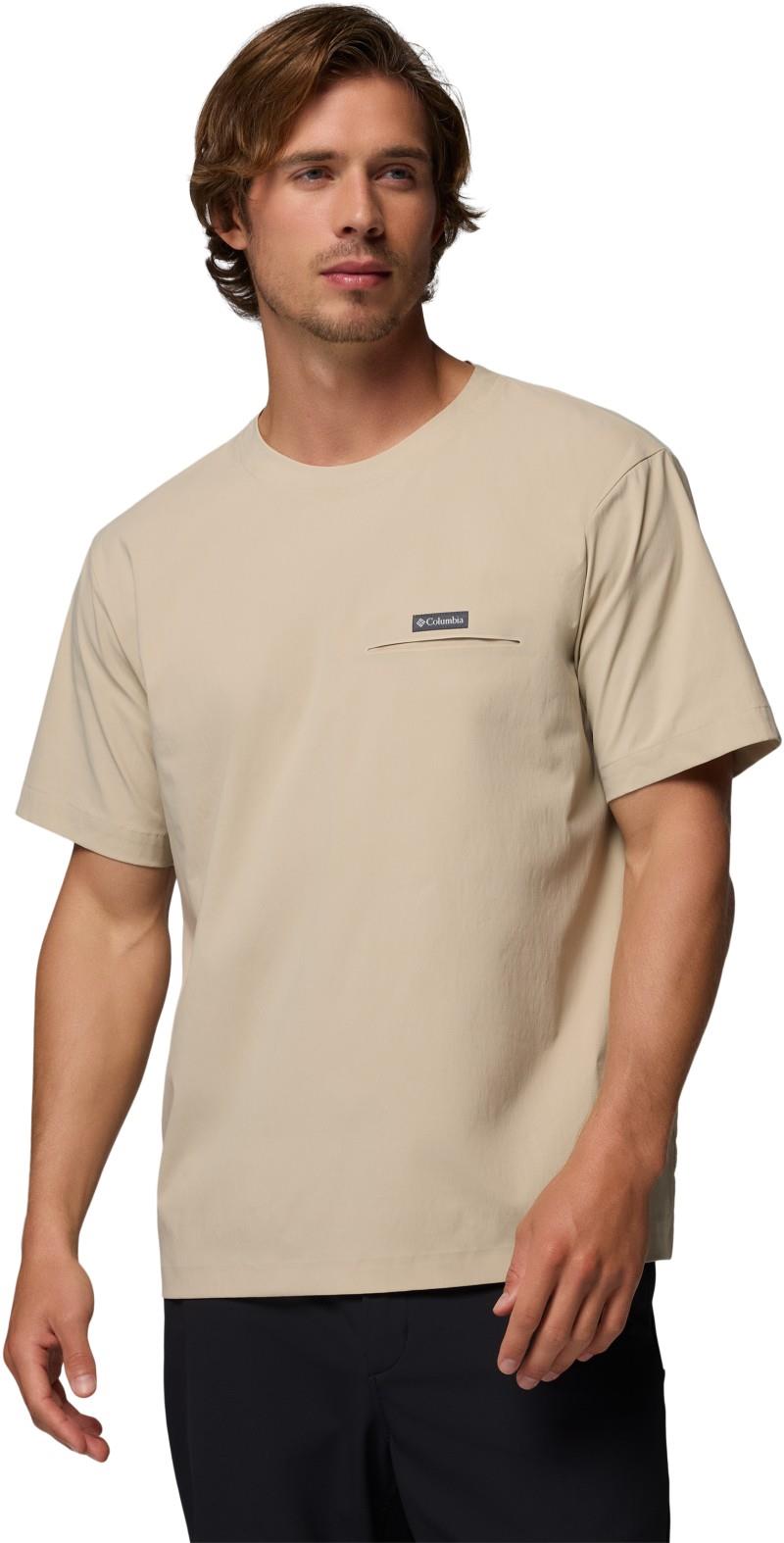 Chill Creek Woven Tee - Mens - ancient fossil 1