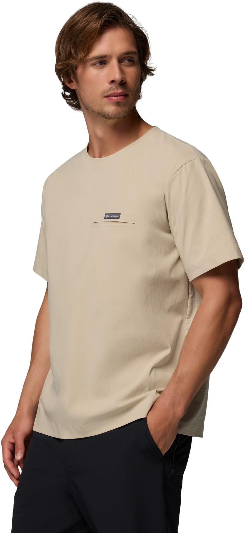 Chill Creek Woven Tee - Mens - ancient fossil 1