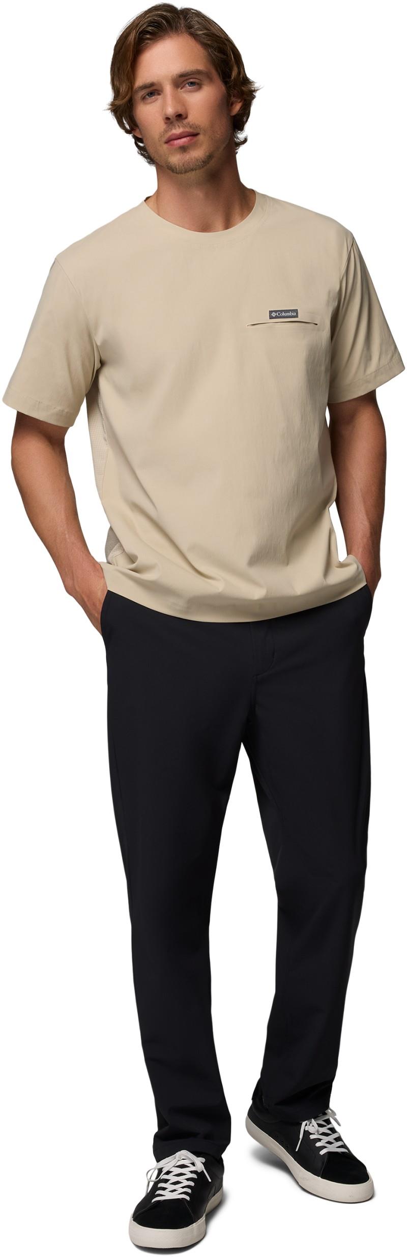 Chill Creek Woven Tee - Mens - ancient fossil 1