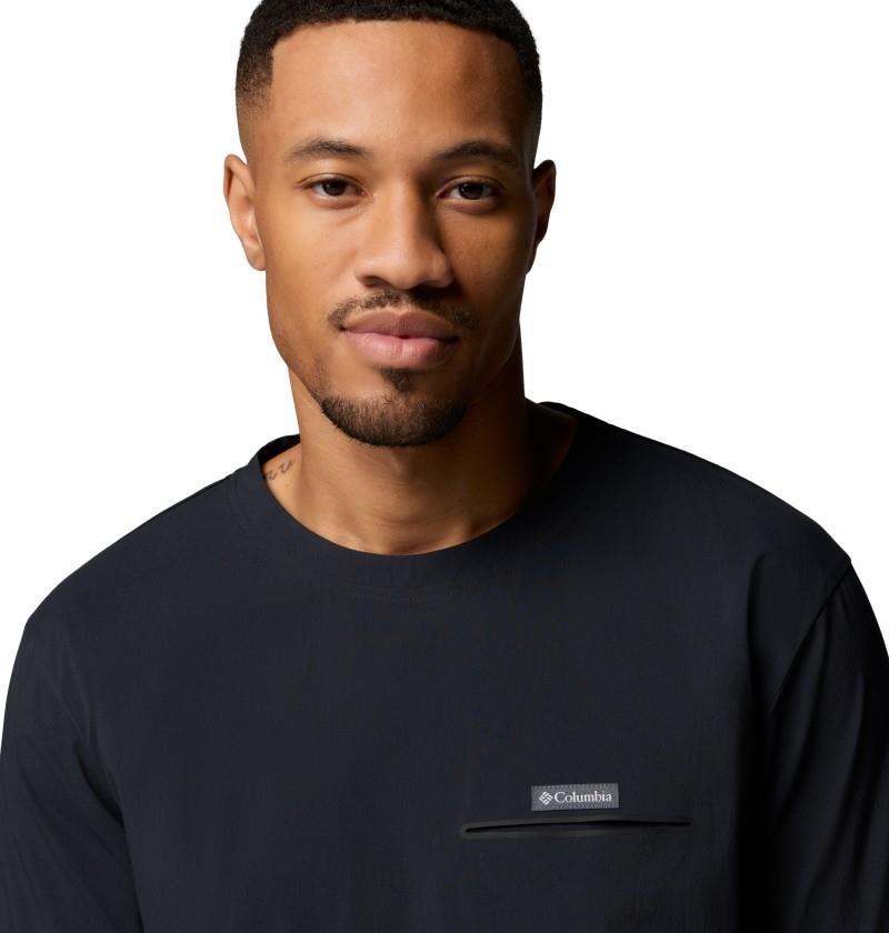 Chill Creek Woven Tee - Mens - black 1