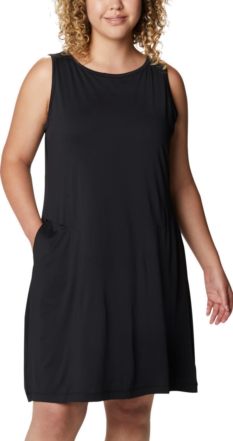 Chill River Printed Dress, Extended - Black 1
