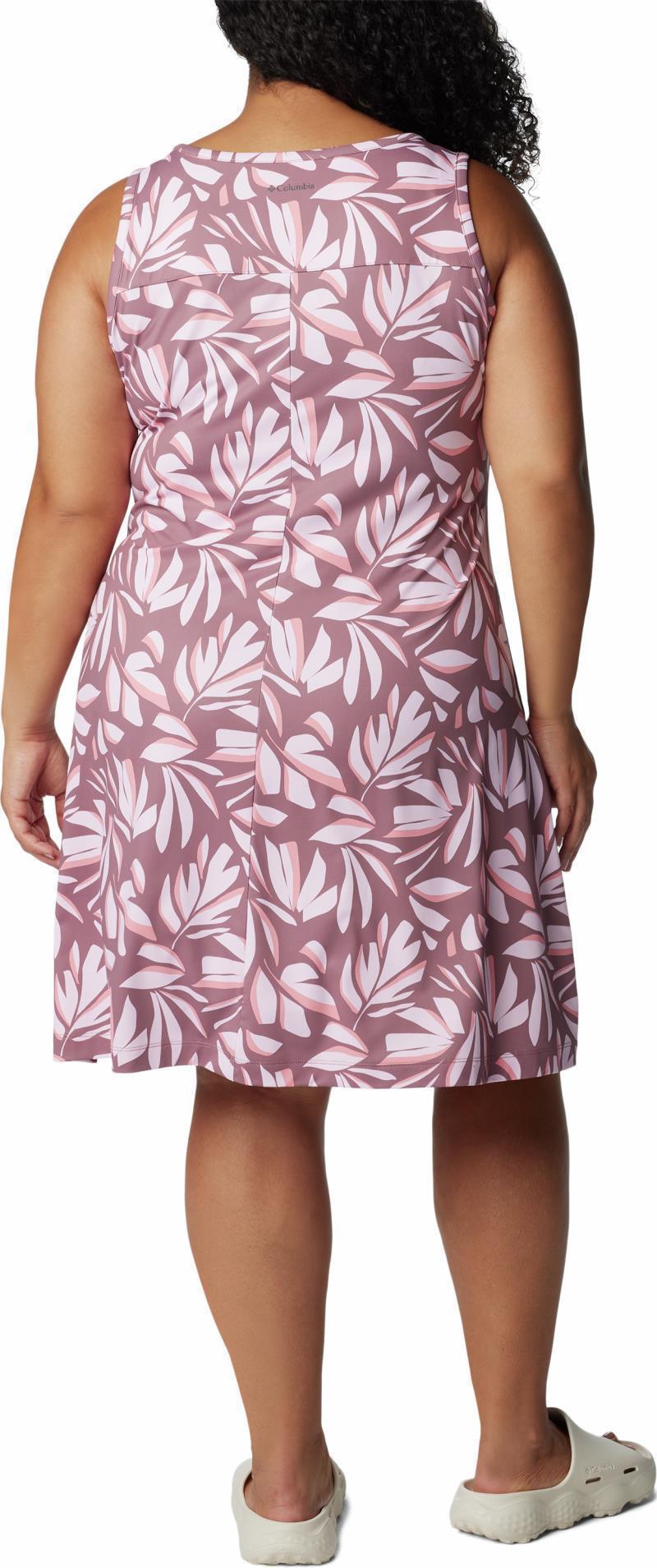 Chill River Printed Dress, Extended - Fig Areca 2