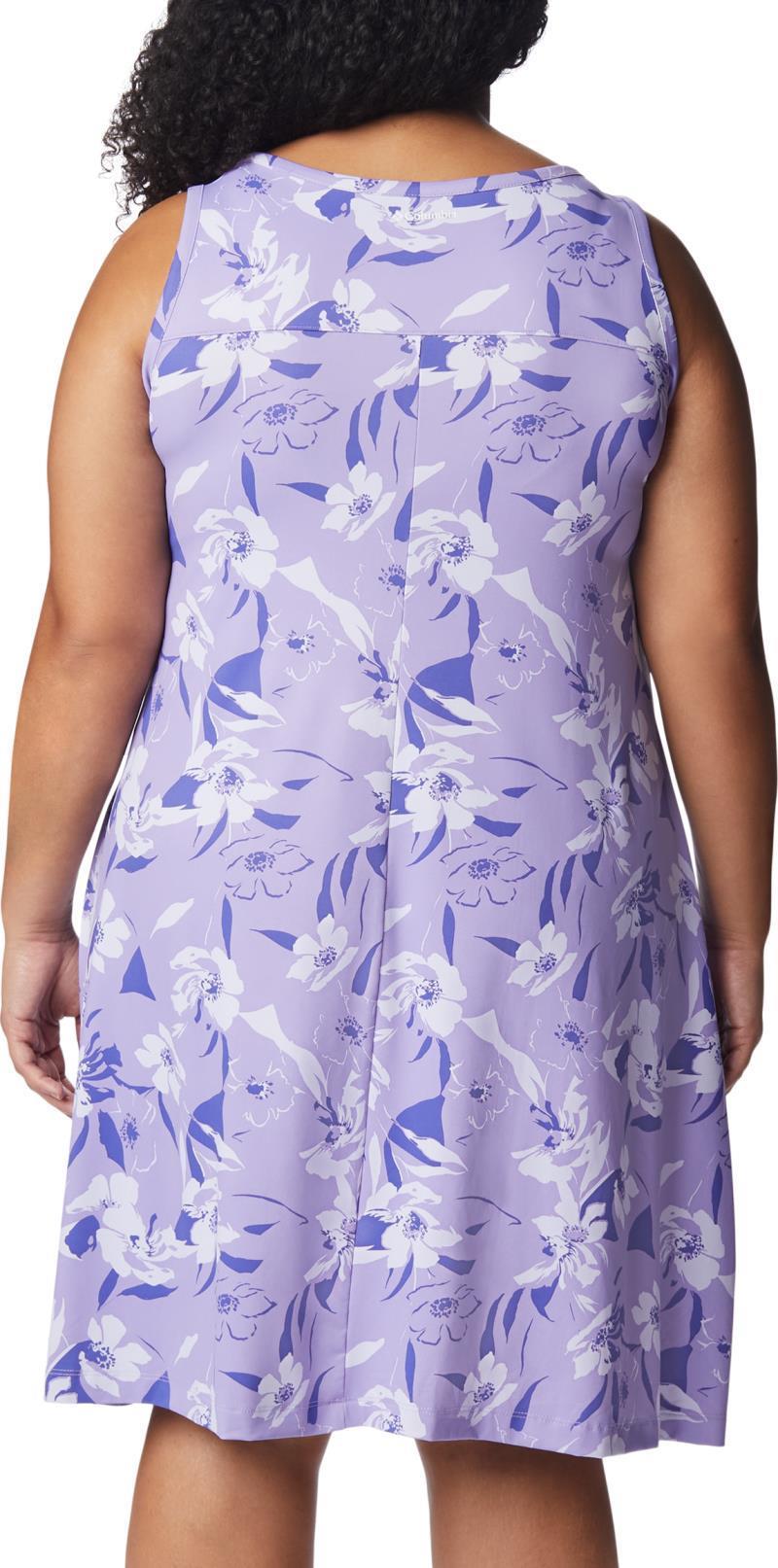 Chill River Printed Dress, Extended - Frosted Purple / Pop Flora Tonal 3