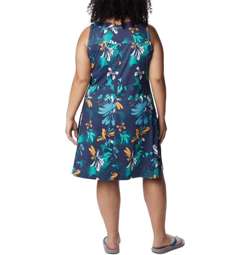 Chill River Printed Dress, Extended - Nocturnal Daisy Party Multi 3