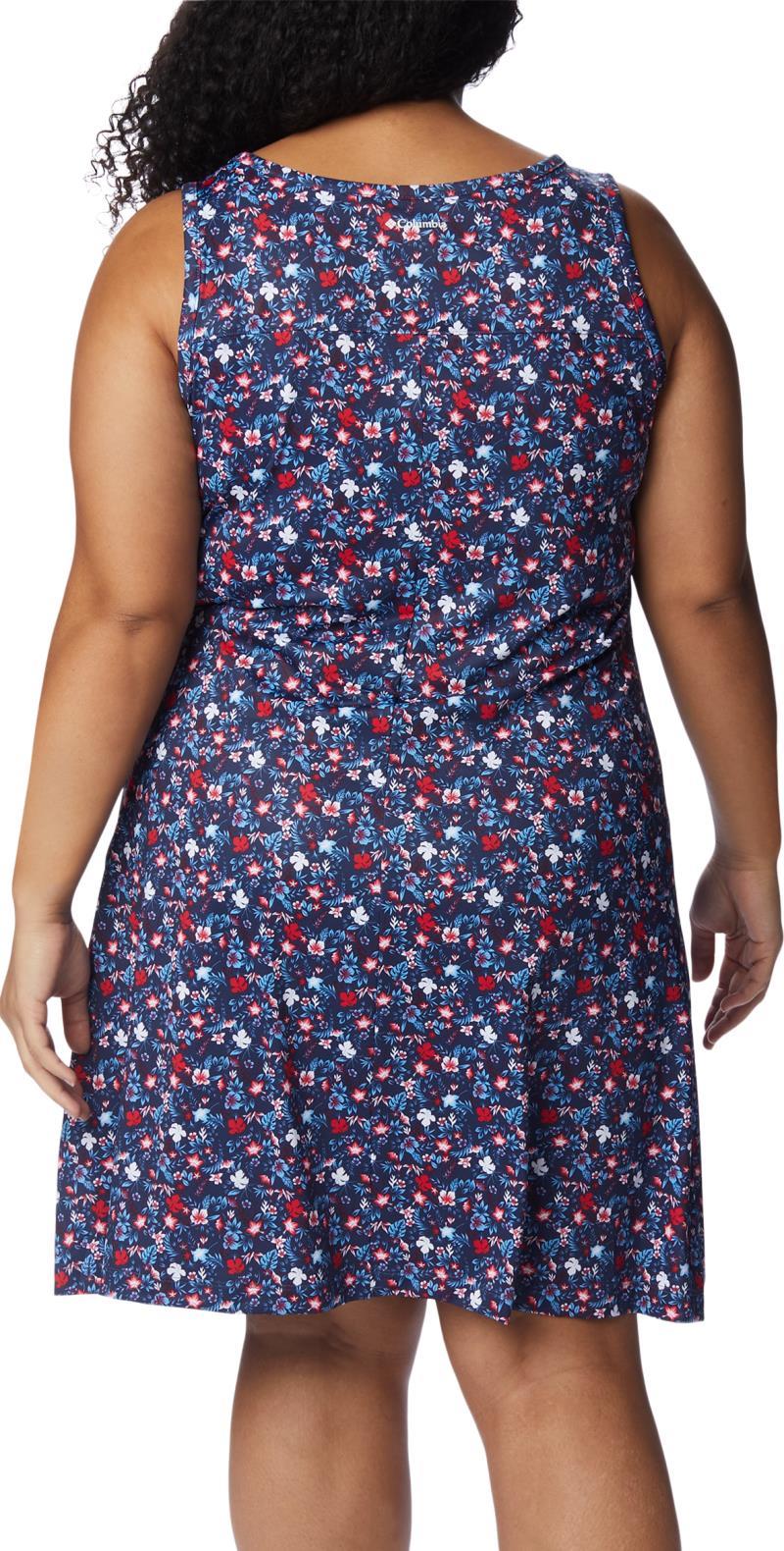 Chill River Printed Dress, Extended - Nocturnal / Mini Hibiscus 3
