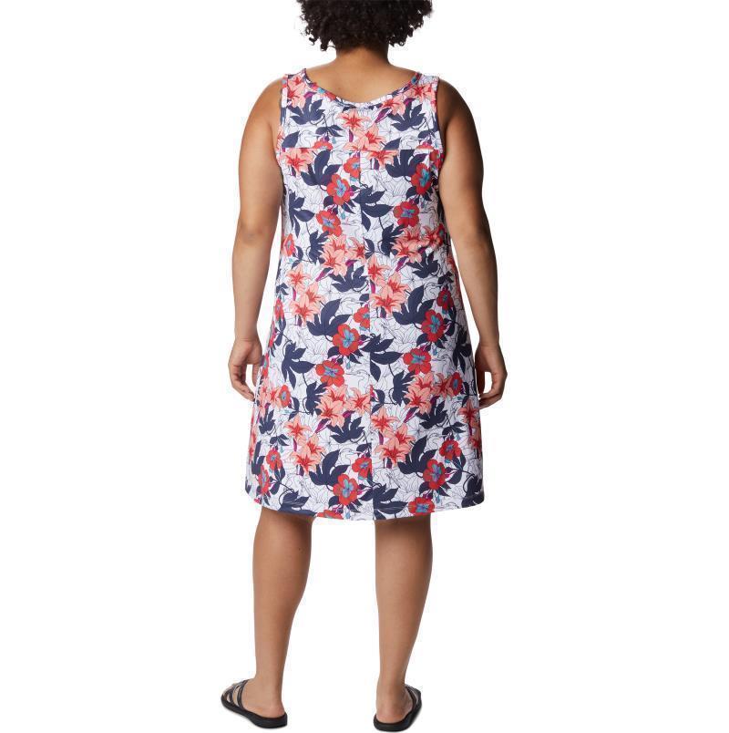 Chill River Printed Dress, Extended - White Lakeshore Floral Multi 3