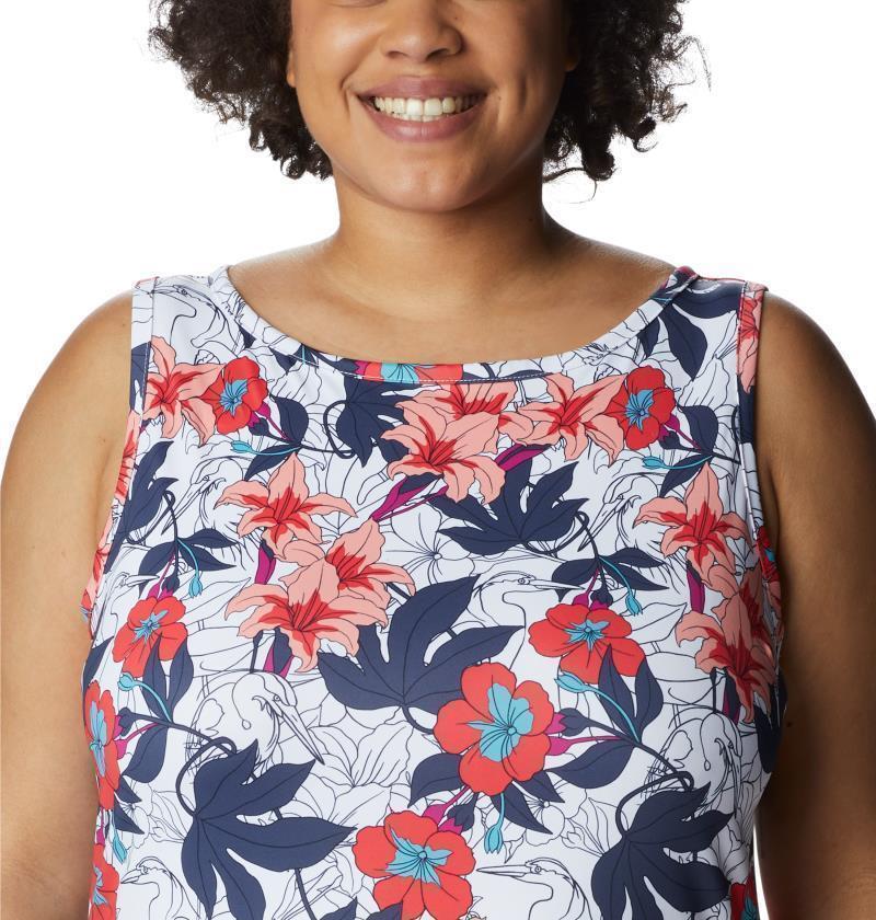 Chill River Printed Dress, Extended - White Lakeshore Floral Multi 4
