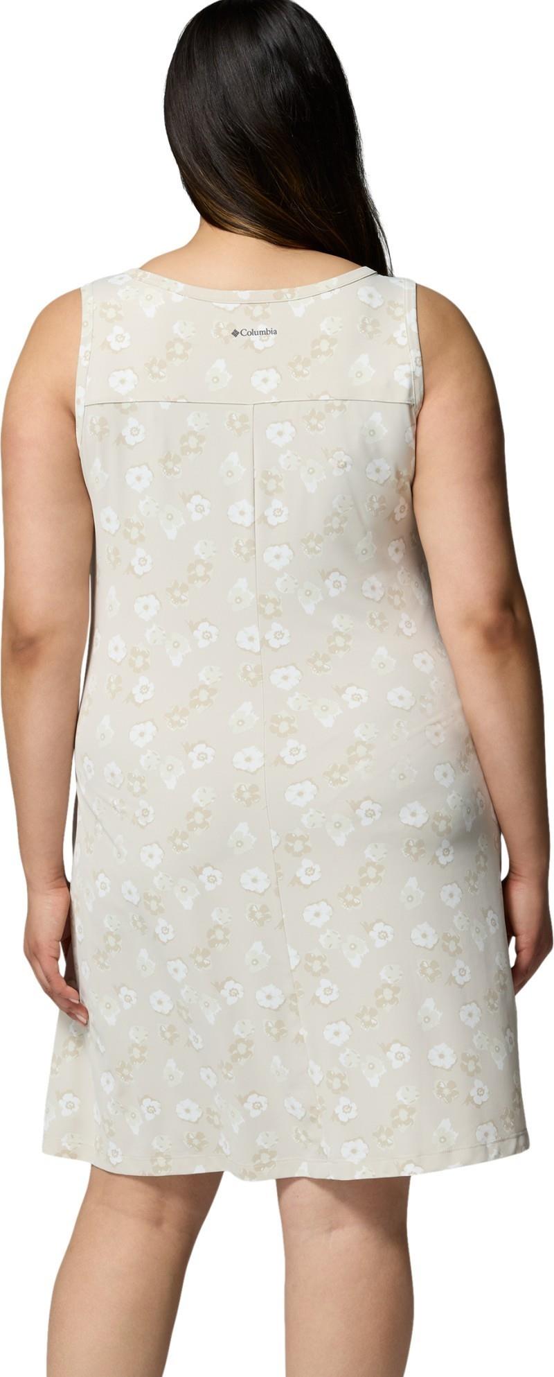 Chill River Printed Dress, Extended - dark stone / floweret 1