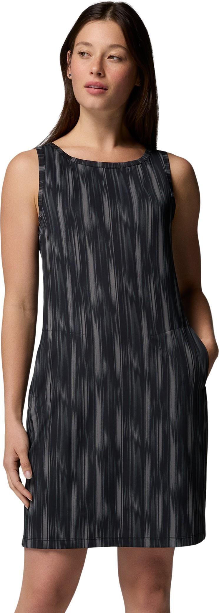Chill River Printed Dress - black / shimmer 1