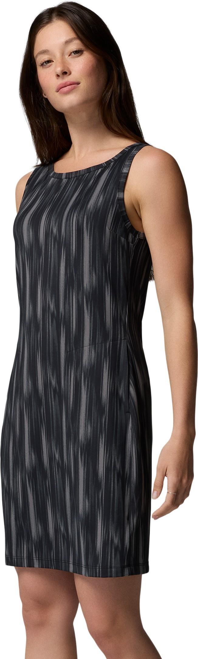 Chill River Printed Dress - black / shimmer 1