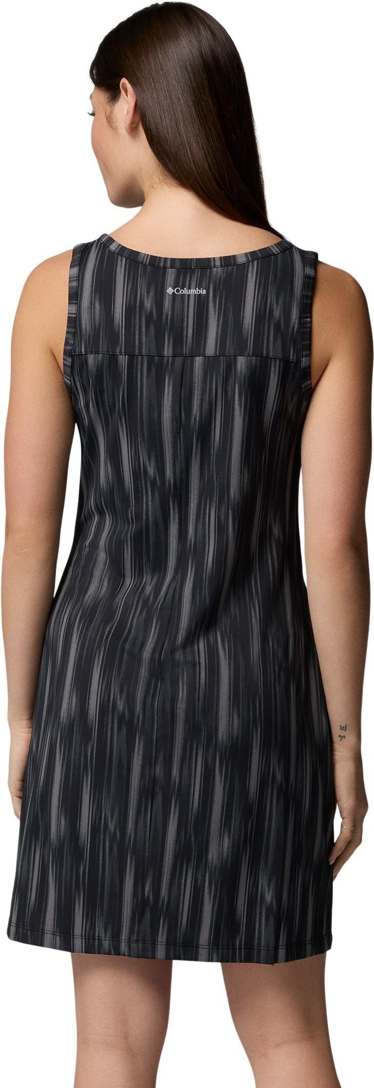 Chill River Printed Dress - black / shimmer 1