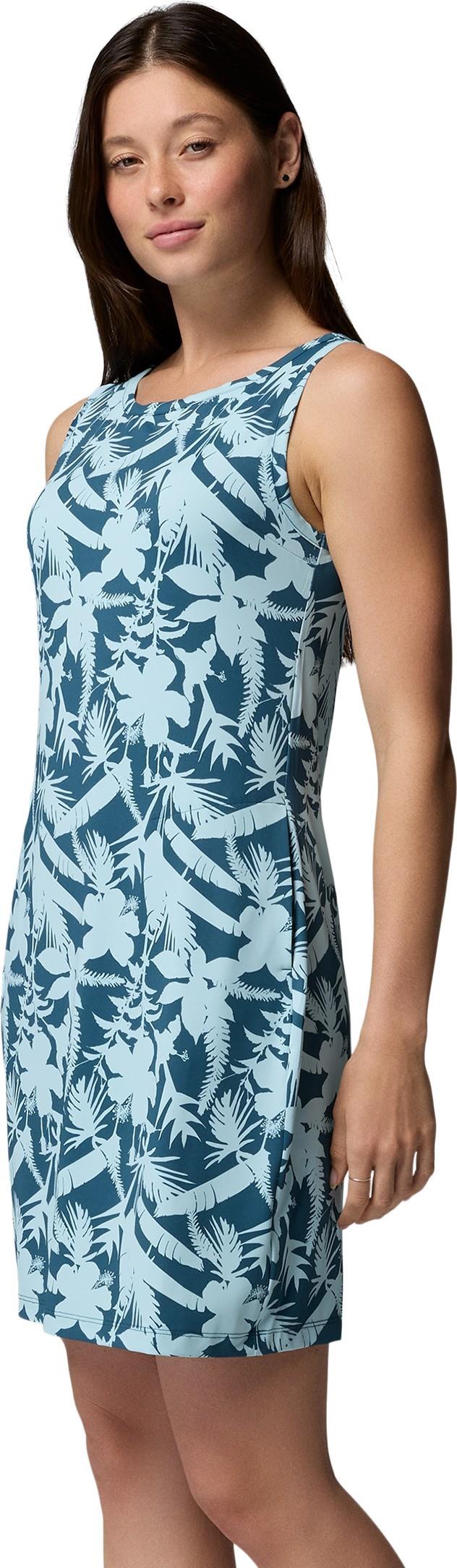 Chill River Printed Dress - everblue / botaniflage tonal 1