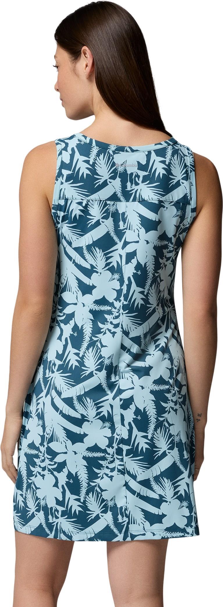 Chill River Printed Dress - everblue / botaniflage tonal 1