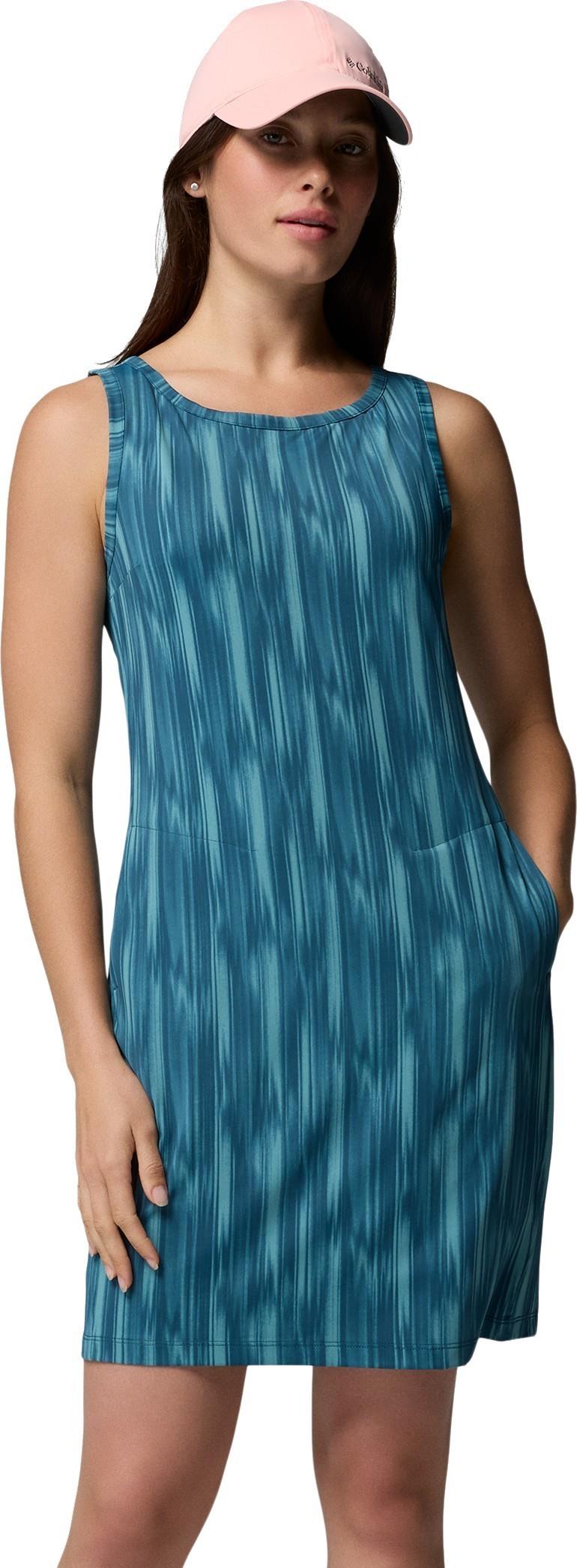 Chill River Printed Dress - everblue / shimmer 1