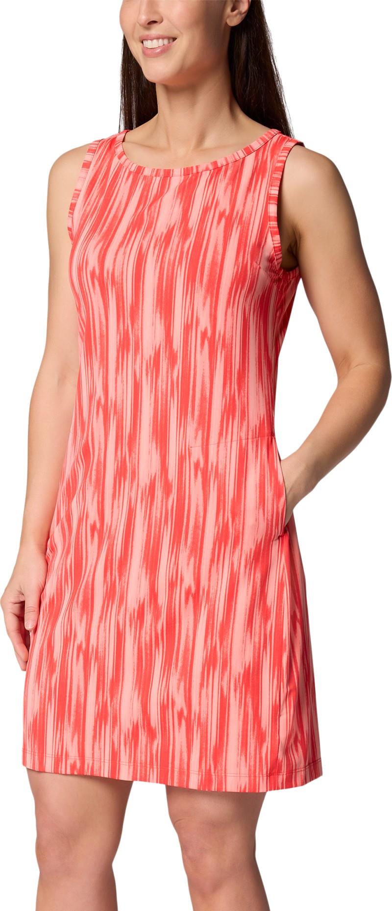 Chill River Printed Dress - poppy red / shimmer 1