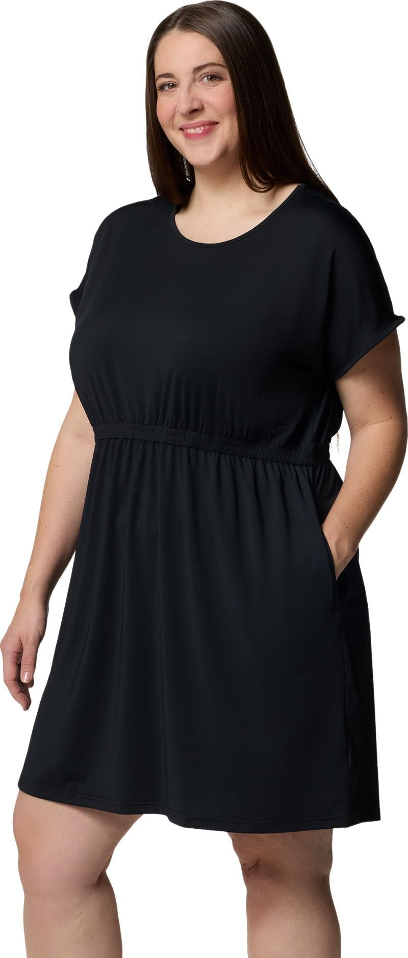 Chill River SS Dress, Extended - black 1