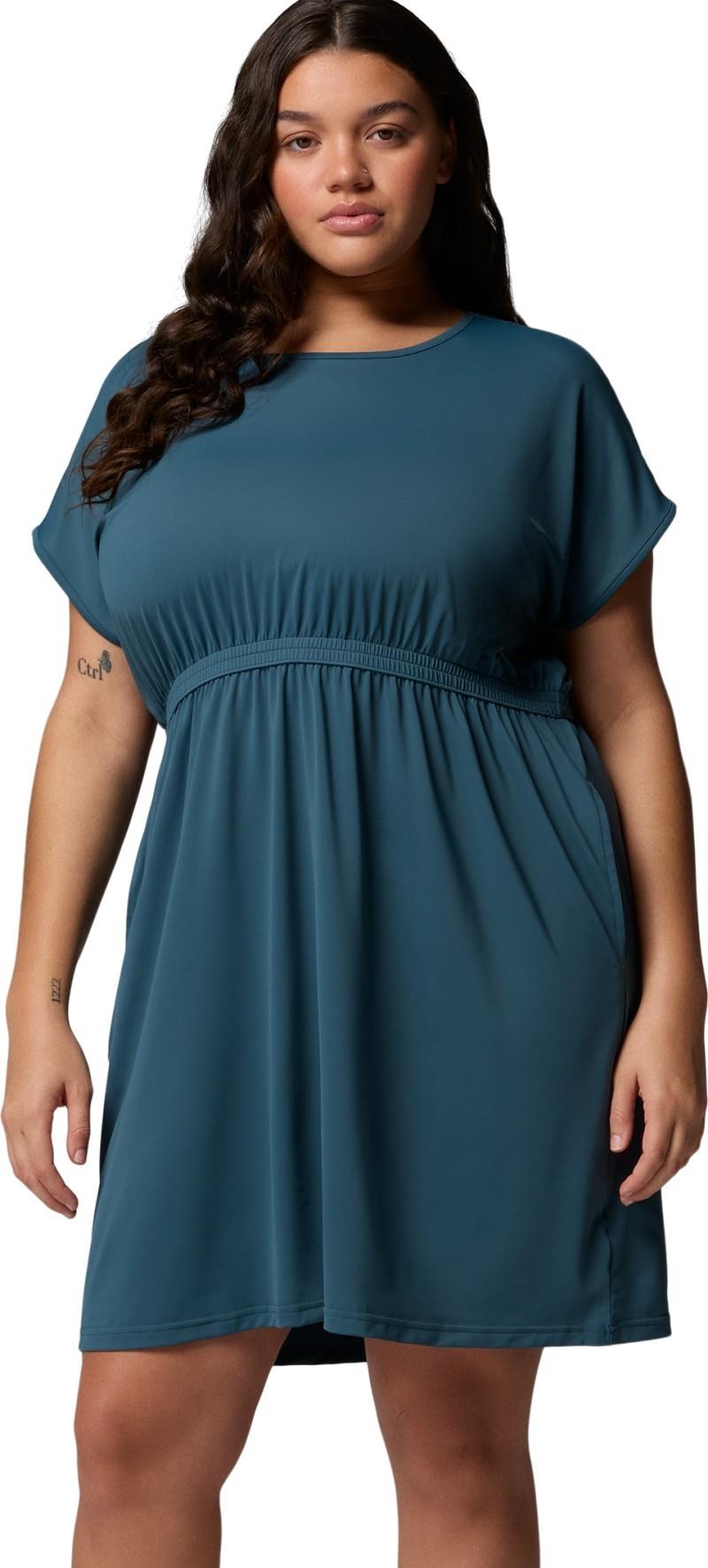 Chill River SS Dress, Extended - everblue 1