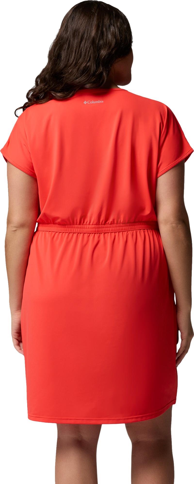 Chill River SS Dress, Extended - poppy red 1