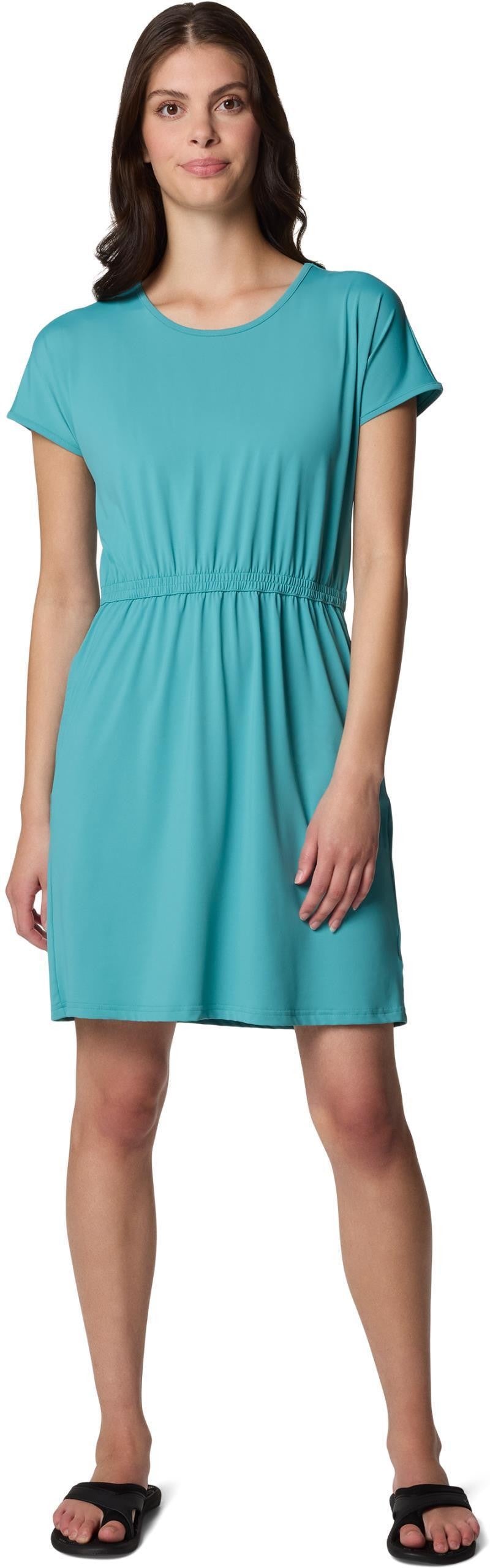 Chill River SS Dress - teal 1