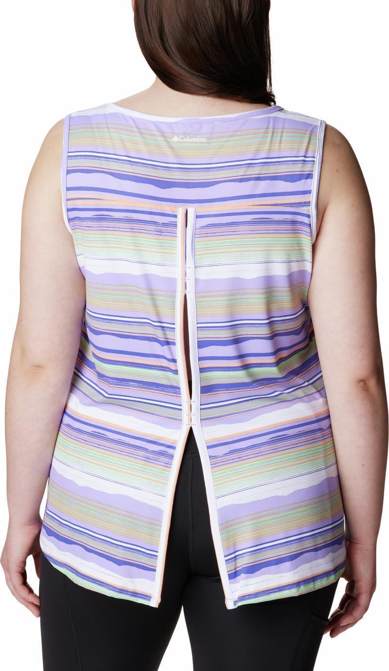 Chill River Tank, Extended - Womens - Frosted Purple / Horizons Stripe Multi 2