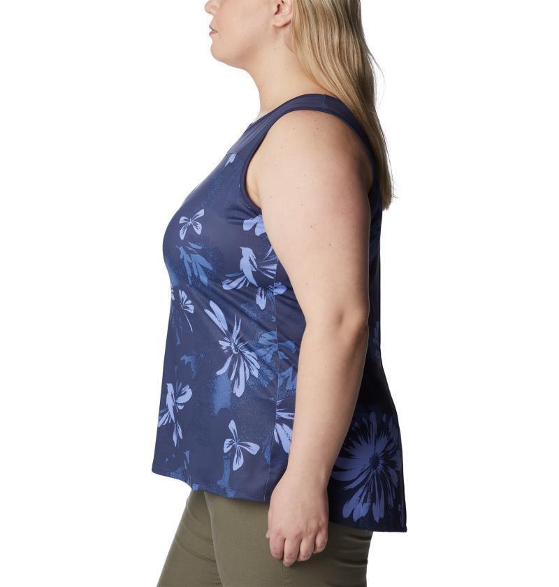 Chill River Tank, Extended - Womens - Nocturnal Daisy Party 2