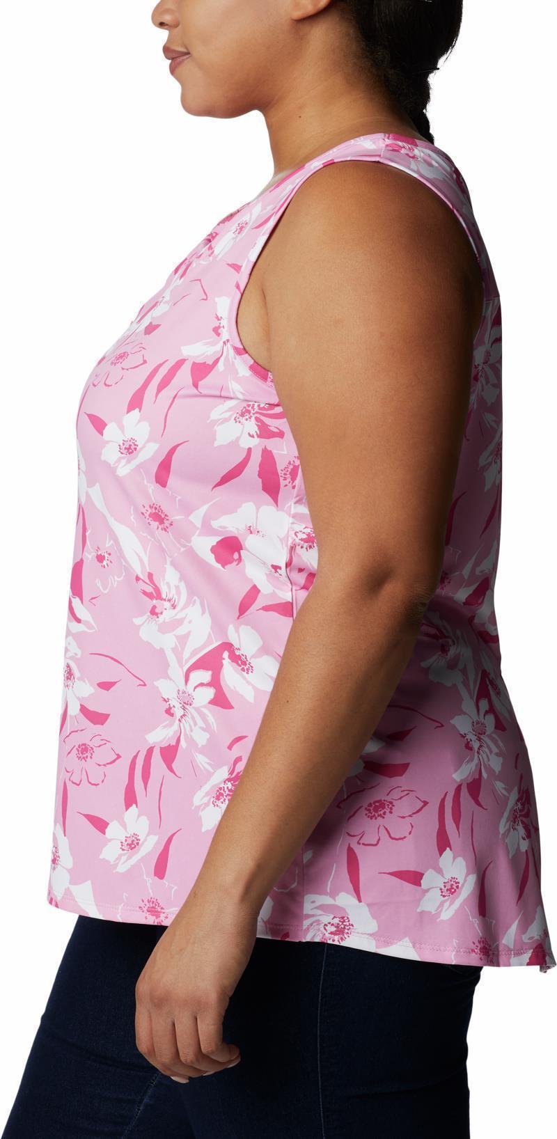 Chill River Tank, Extended - Womens - Wild Rose / Pop Flora Tonal 4