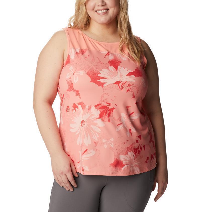 Chill River Tank, Extended - Womens - coral reef daisy party 1