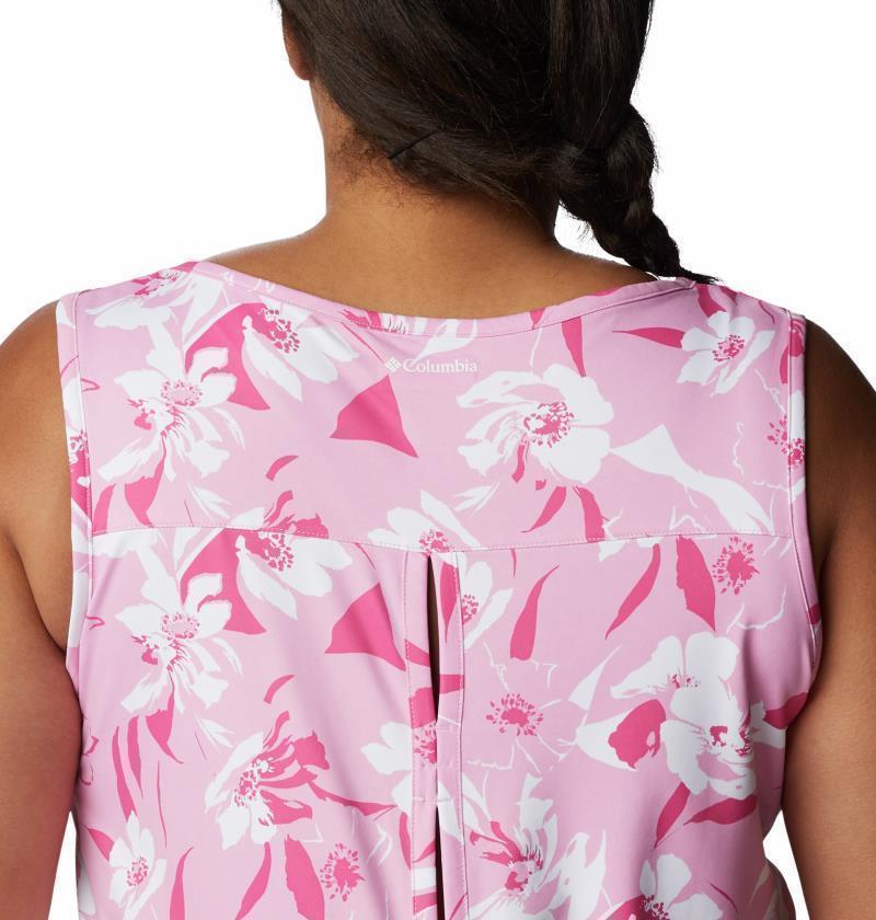 Chill River Tank, Extended - Womens - white lakeshore floral multi 1