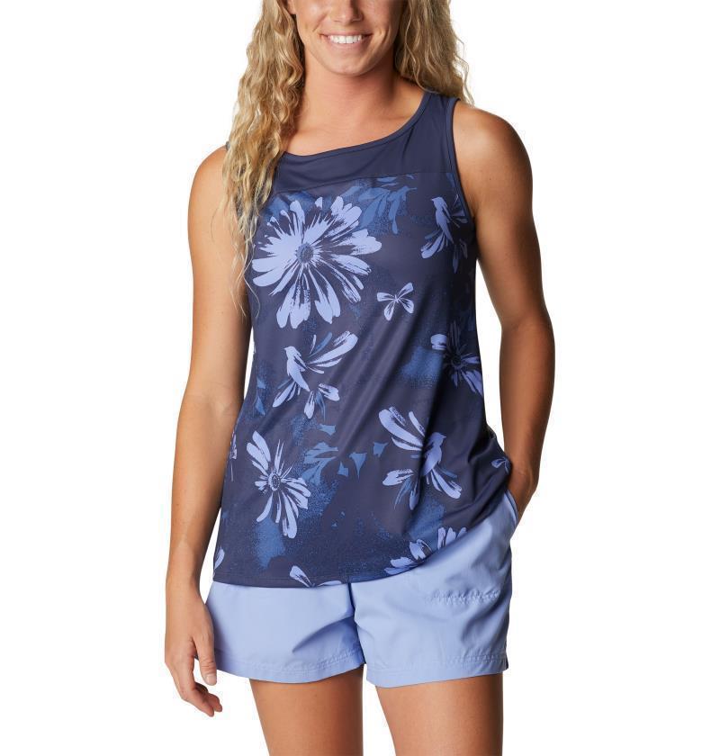 Chill River Tank - Womens - Nocturnal Daisy Party 1