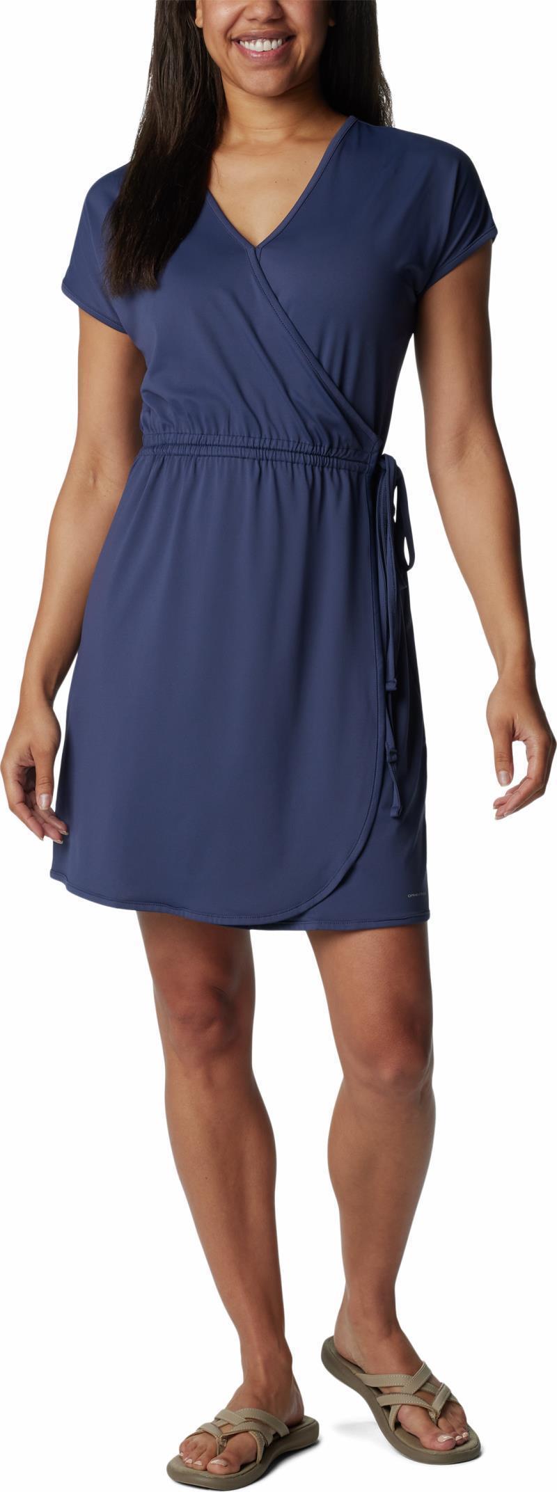 Chill River Wrap Dress, Extended - Nocturnal 1