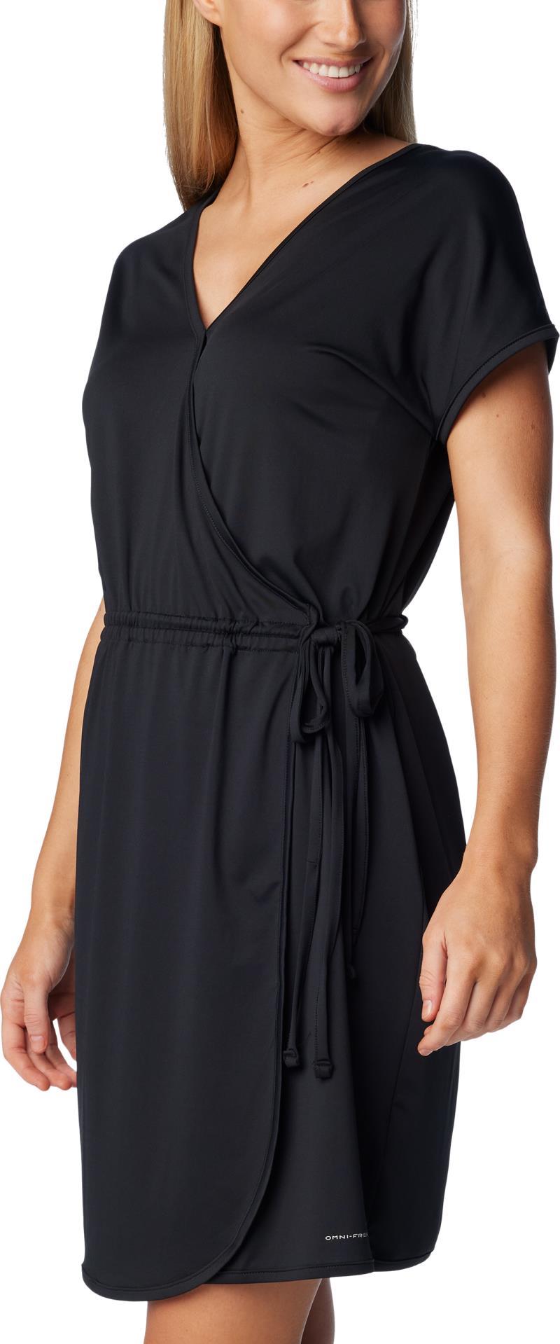 Chill River Wrap Dress - black 1