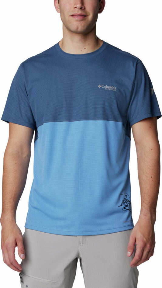 Cirque River Graphic SS Crew - Mens - Dark Mountain Skyler 1