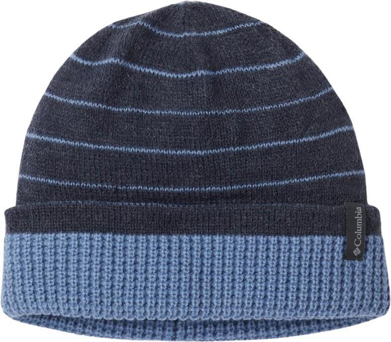 City Trek Reversible Beanie - Collegiate Navy Heather Stripe / Bluestone 1