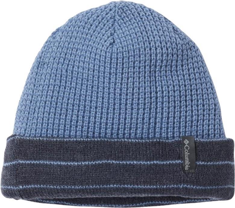 City Trek Reversible Beanie - Collegiate Navy Heather Stripe / Bluestone 2