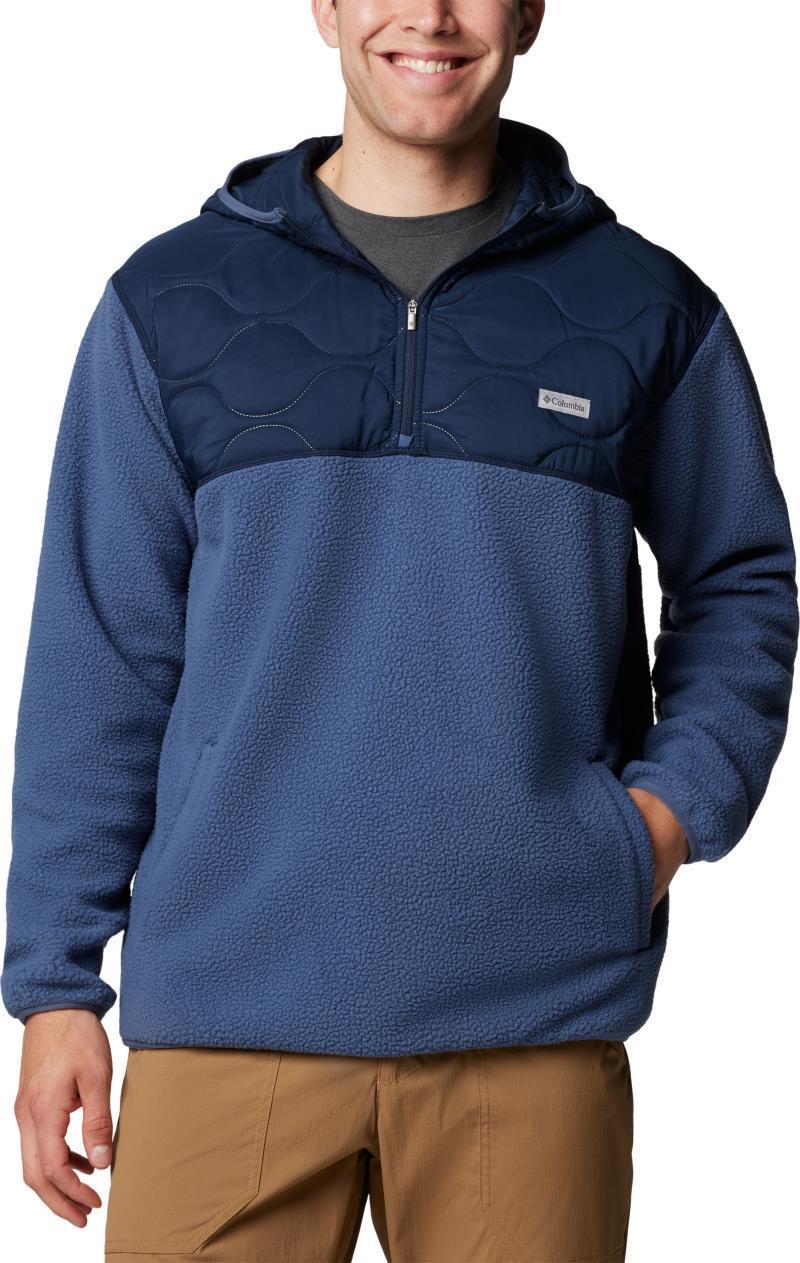 Cloud Point Fleece Hoodie - Mens - dark mountain / collegiate navy 1
