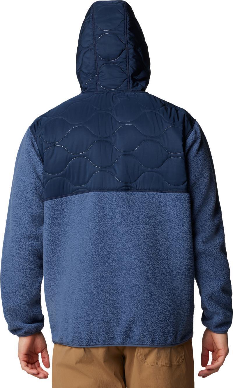 Cloud Point Fleece Hoodie - Mens - dark mountain / collegiate navy 1