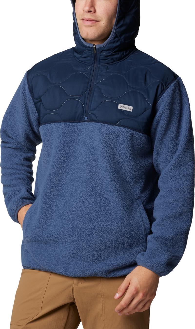 Cloud Point Fleece Hoodie - Mens - dark mountain / collegiate navy 1