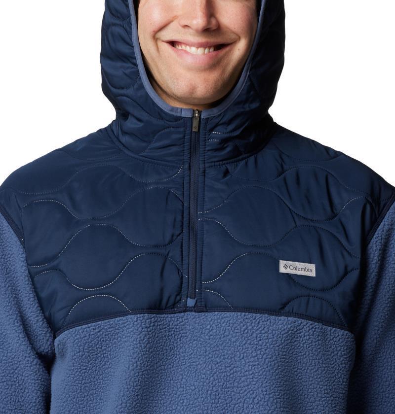 Cloud Point Fleece Hoodie - Mens - dark mountain / collegiate navy 1