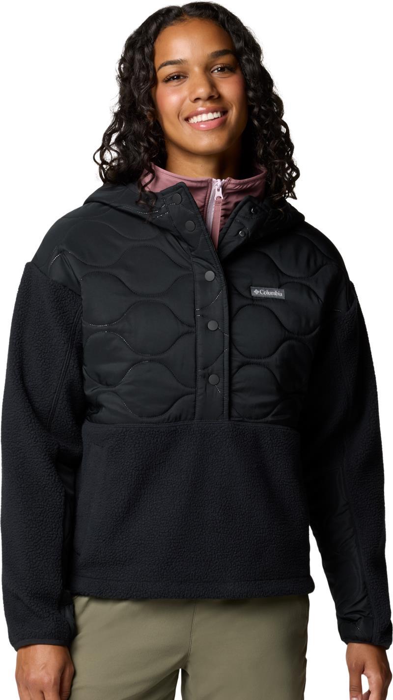 Cloud Point Hooded Fleece - Womens - black 1