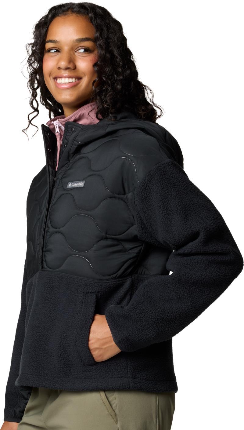 Cloud Point Hooded Fleece - Womens - black 1