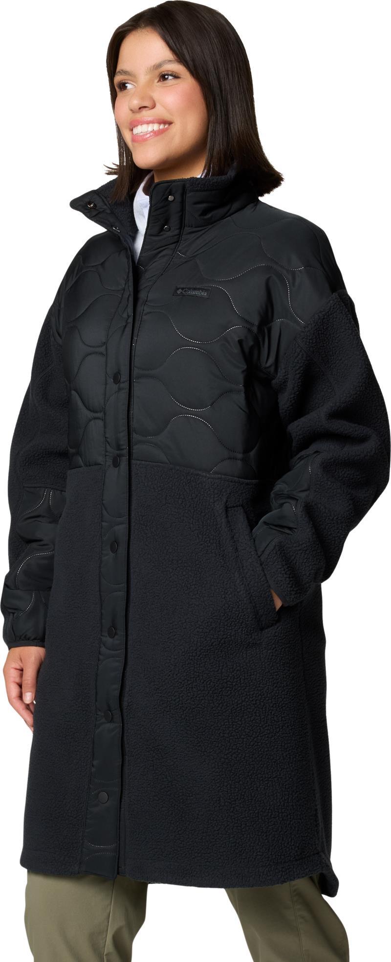 Cloud Point Long Fleece - Womens - black 1
