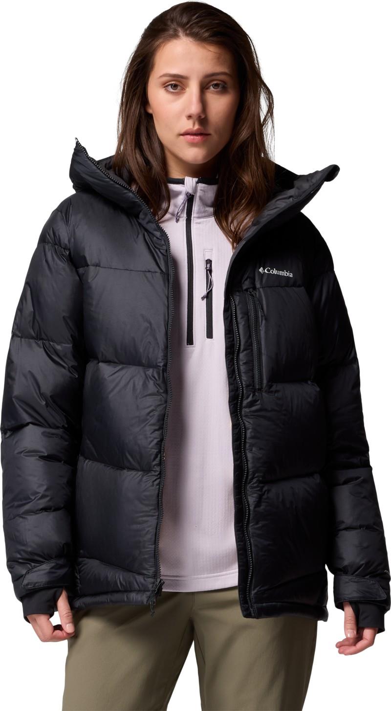 Cloudview Down Hooded Jacket - Womens - black 1