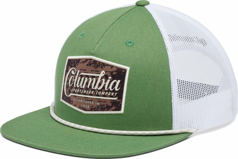 Columbia Flat Brim Snap Back - Dark Stone / Light Camel / West Fish 1
