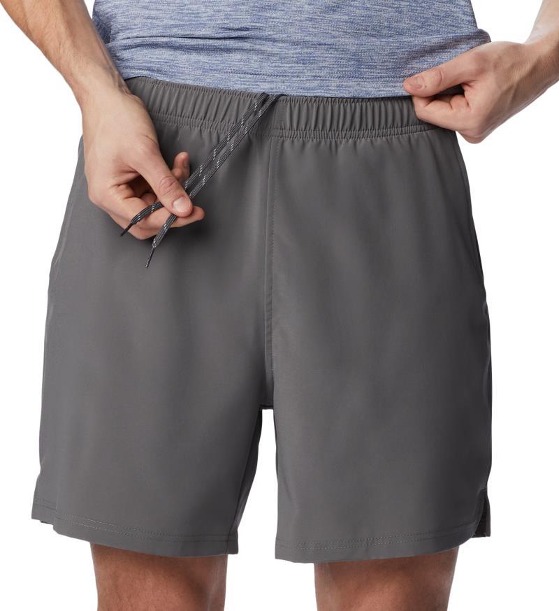 Columbia Hike Brief Shorts, 6" Inseam - Mens - city grey 1