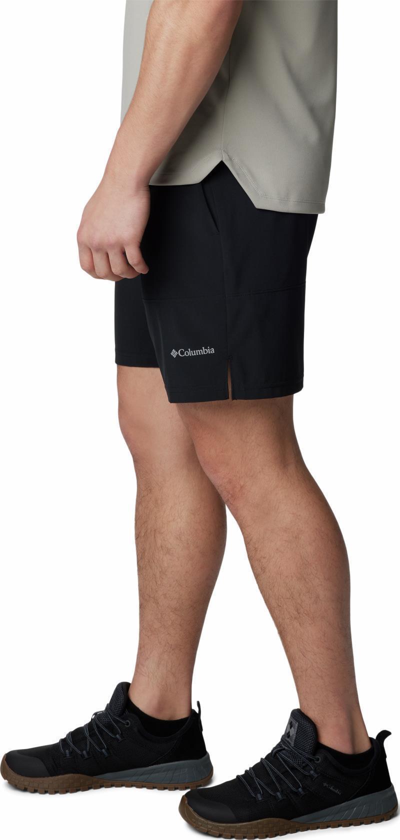 Columbia Hike Color Block Shorts, 7" Inseam - Mens - black 1