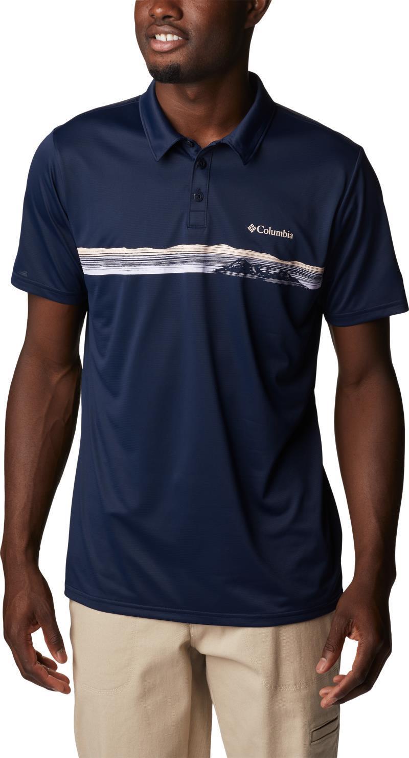 Columbia Hike Novelty Polo - Big - Mens - Collegiate Navy 1