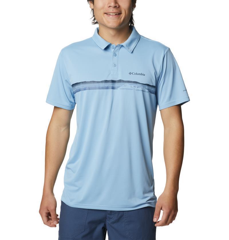 Columbia Hike Novelty Polo - Tall - Mens - Jet Stream 1