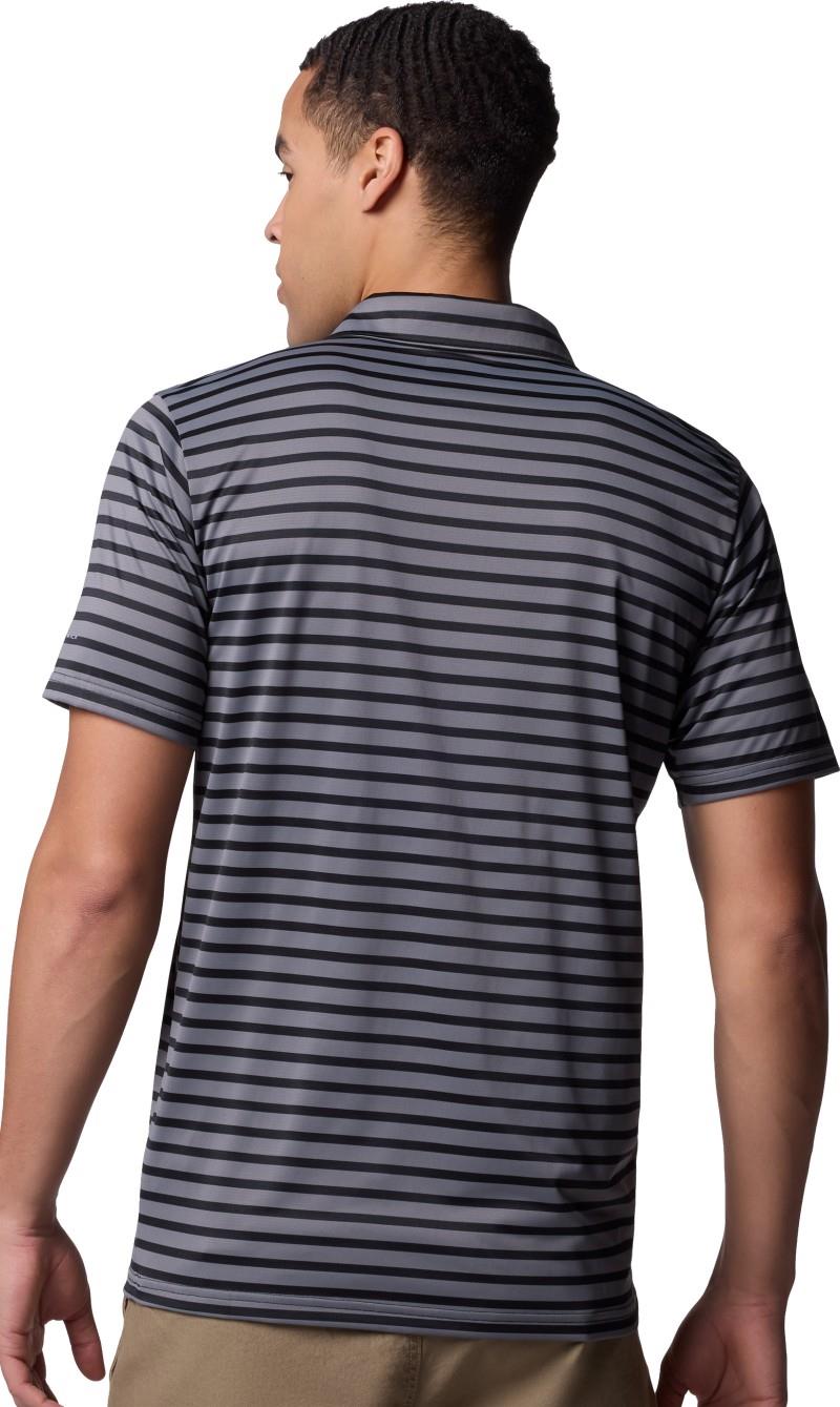 Columbia Hike Striped Polo - Mens - black / city grey stripe 1