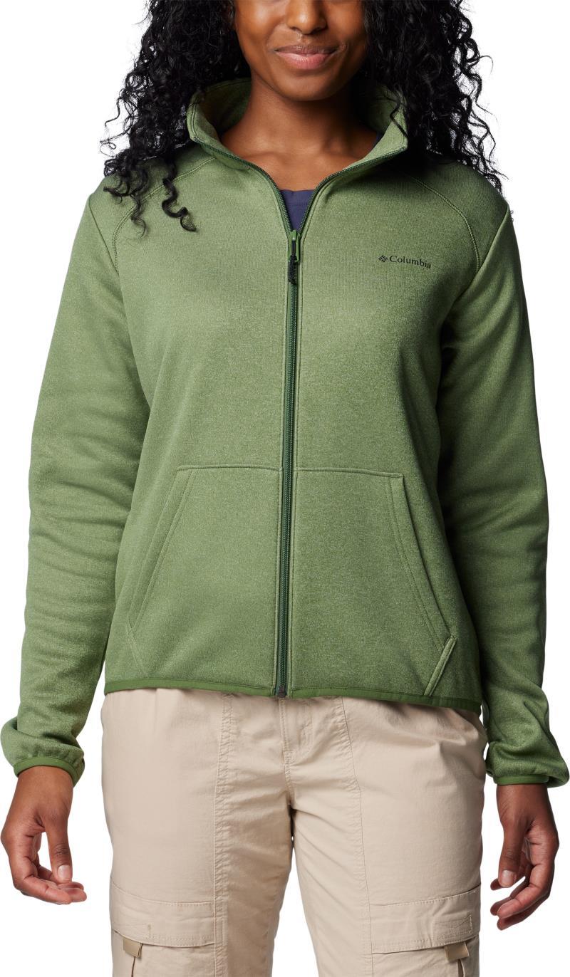 Columbia Hike Tech Fleece Full Zip, Extended - Womens - Canteen Heather 1